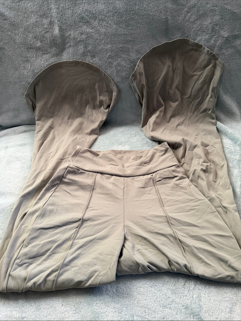 Women’s High-Waist Wide Leg Jumpsuit Pants never worn SIZE S